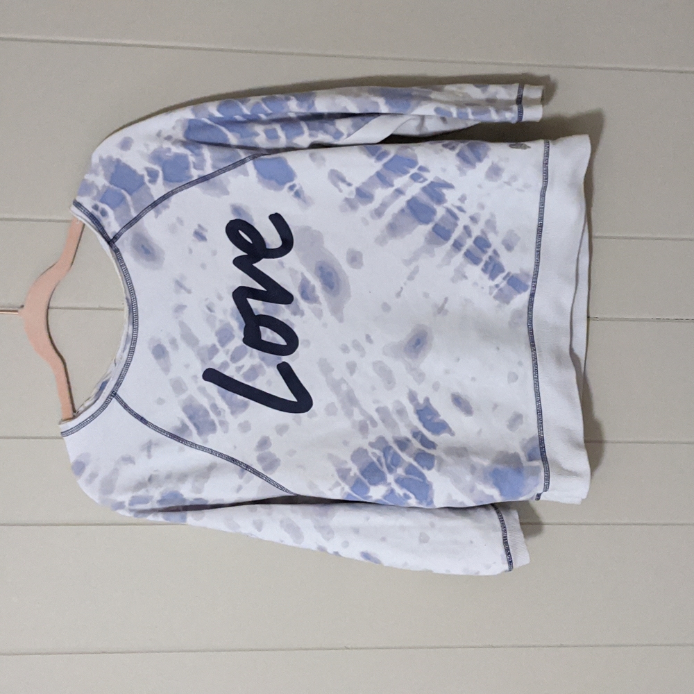 Victoria Secret Love tie-dyed Sweat Shirt